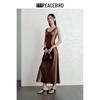 PEACEBIRD Women's French Style Acetate Camisole Maxi Dress