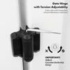 Quiet Closing Buffer Hinge With Rounded Edges Heavy Type Nylons For Door Foldable Furniture Easyly Installation