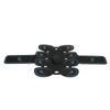 2 Pairs Bikes Pedal Straps Nylon Adjustable Metal Toe Clip 50cm Length Bicycle Pedal Toe Straps