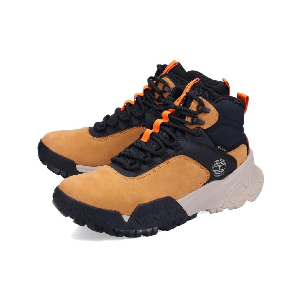 Timberland Motion Scramble Mid Lace Up Hiking Boot With GORE TEX Bootie 'Wheat Nubuck' TB0A6B4S754