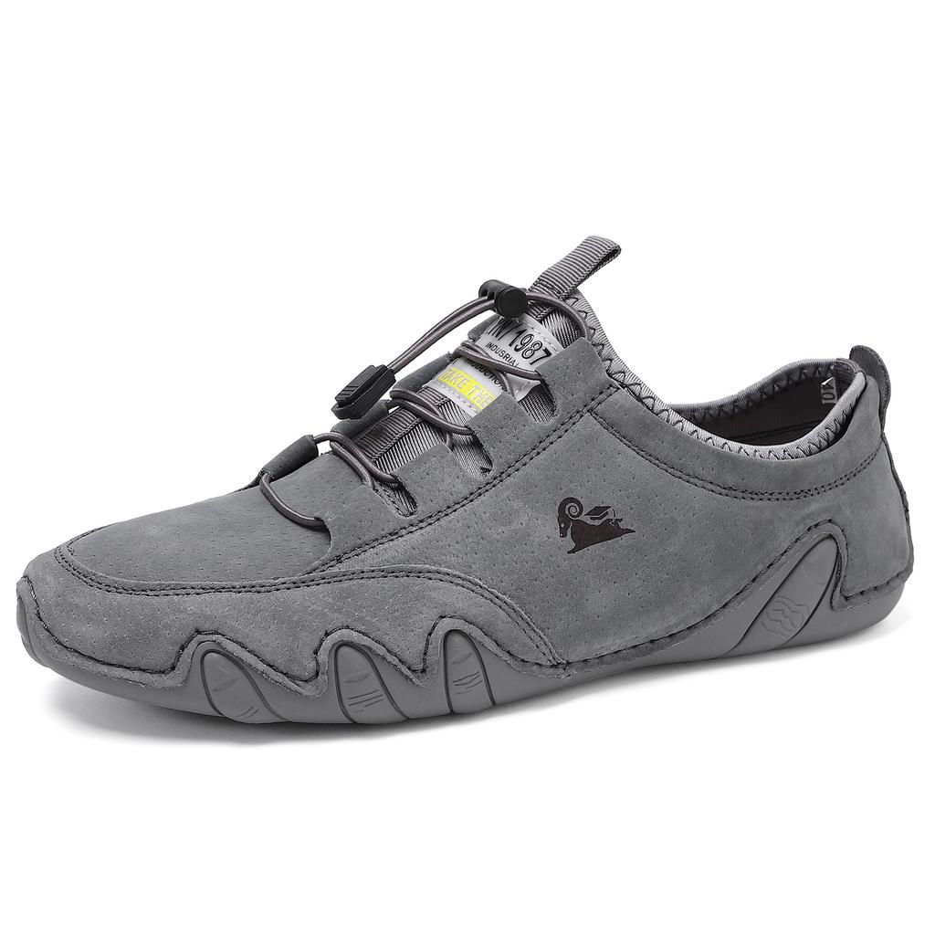 Independent Station Octopus Breathable Men's Casual Leather Shoes Doudou Shoes Large Size Sports Trendy Shoes