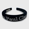 Jean Paul Clarisse JEAN PAUL CLARISSE Velvet Stone Lettering Hairband JP-22-225HB