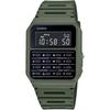 Casio Standard Calculator Watch CA-53WF Green Digital Display Data Bank Wristwatch with Original Box