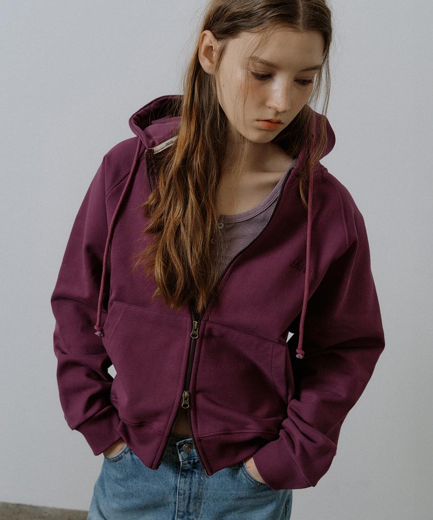 Friver Essential 2Way Hoodie Zip Up [Frsp05Lt03]_Purple