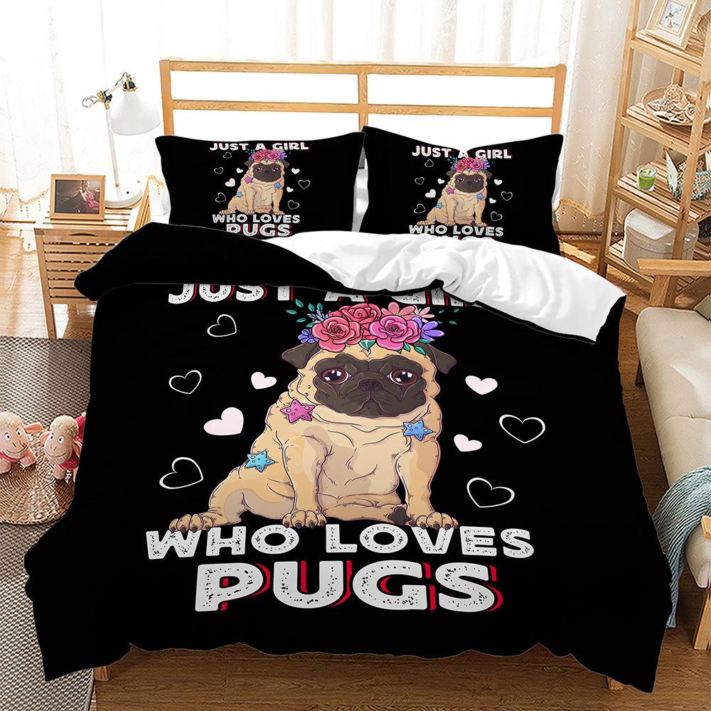 Fashion technology printing, 3D digital printing, bedding, duvet covers, pillowcases, three-piece sets