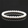 Natural Stone Elastic Bracelet 6mm Charm Men Black Lava Blue Beads Strand Bracelets for Women Yoga Meditation Jewelry pulseira