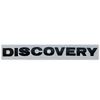 Discovery 4 Car Logo Emblem Badge - Round Letter Font Sticker for Hood/Trunk - Chrome Silver/Black/Gray Styling Accessory
