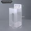 Organisateur Mural Transparent en Acrylique sans Perçage pour Gants Jetables, Surchaussures, Masques et Chapeaux