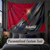 Custom Name Text Tapestry,St. Louis Cardinals Decorative Wall Hanging, Background Tapestry For Home Bedroom