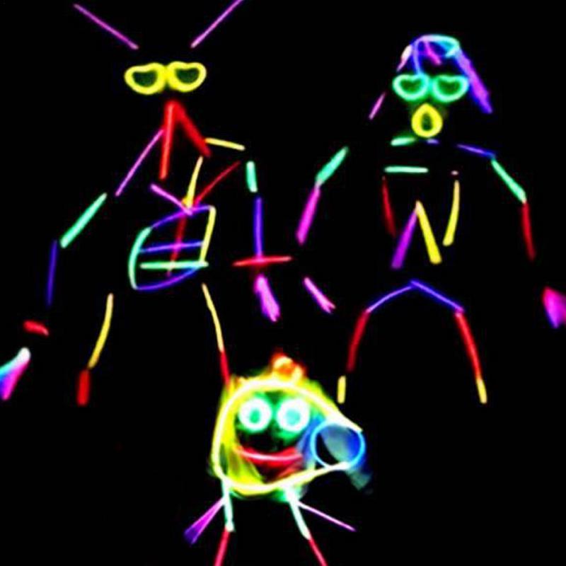 Glowing Sticks Bulk Party Pack Colorful Light Sticks Party Favors Creative Glowing In The Dark Sticks Costume For Parties