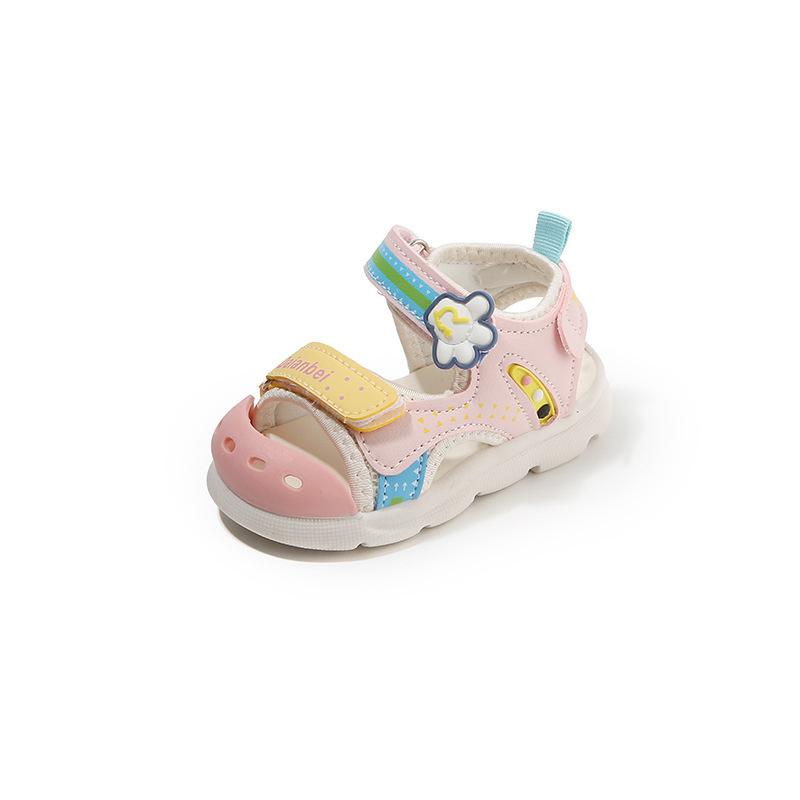 Baby Cartoon Sandals 2025 Summer Children's Functional Shoes Men's and Women's Children's Baotou Beach Shoes Toddler Shoes 2025