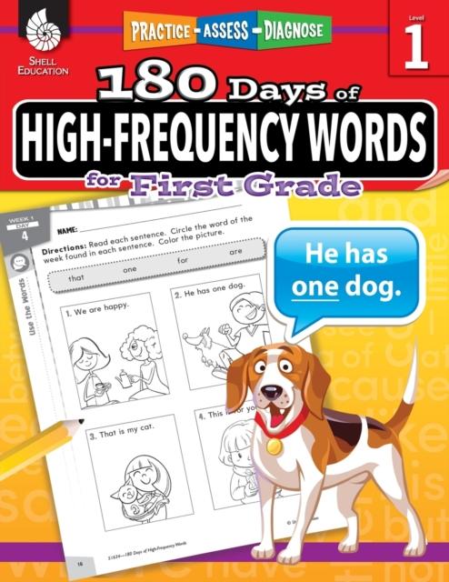 Kniha 180 Days of High-Frequency Words for First Grade : Practice, Assess, Diagnose