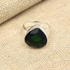 Chrome Diopside Gemstone Handmade 925 Solid Sterling Silver Jewelry Exquisite Ring For Women