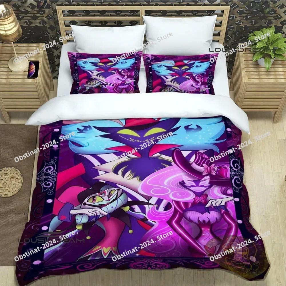 H-Helluva-Boss Cartoon Bedding Sets Exquisite Bed Supplies Set Duvet Cover Bed Comforter Set Bedding Set Luxury Birthday Gift