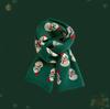 Christmas snowman couple scarf New Year's gift red scarf female winter senior Korean version student