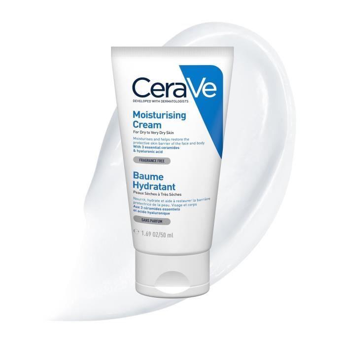 CeraVe Baume Hydratant Visage et Corps Peaux Sèches à Très Sèches 50 ml