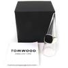 Excellent TOM WOOD Ring Cushion Black Onyx Ring Silver 925 Mens 54 Used