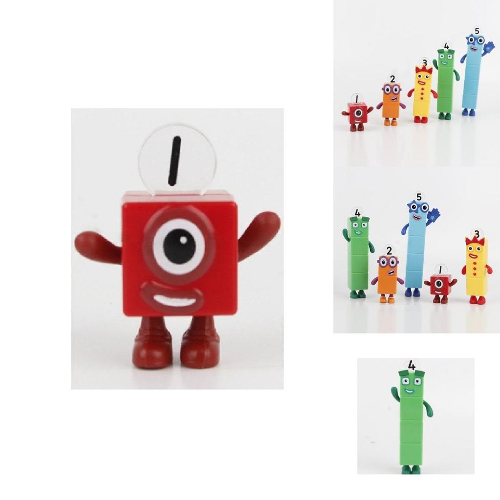 Numberblocks Barevné Stavebnice Roztomilé Transformovatelné Figurky Pro Dětské Hraní