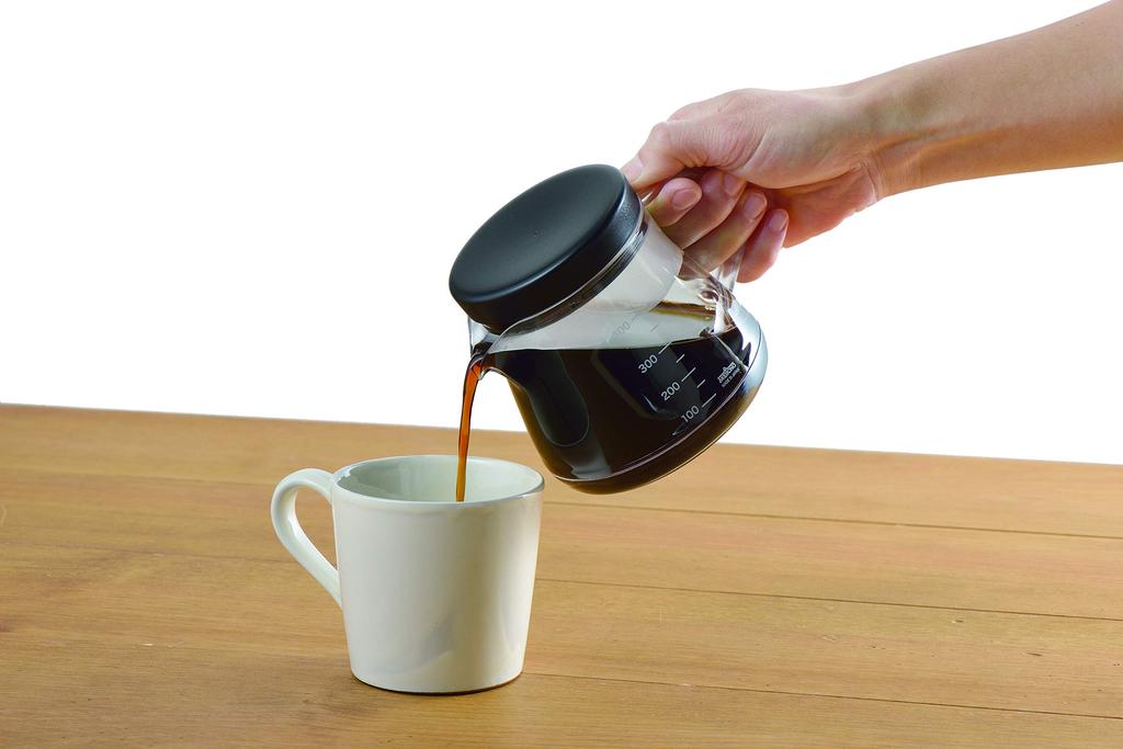 Akebono Sangyo Unbreakable Coffee Server 400ml Black Stron 400 Dishwasher Safe Made in Japan TW-3730