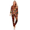 Parent-Child Matching Halloween Pajama Set Long Sleeve Top and Pants for Family