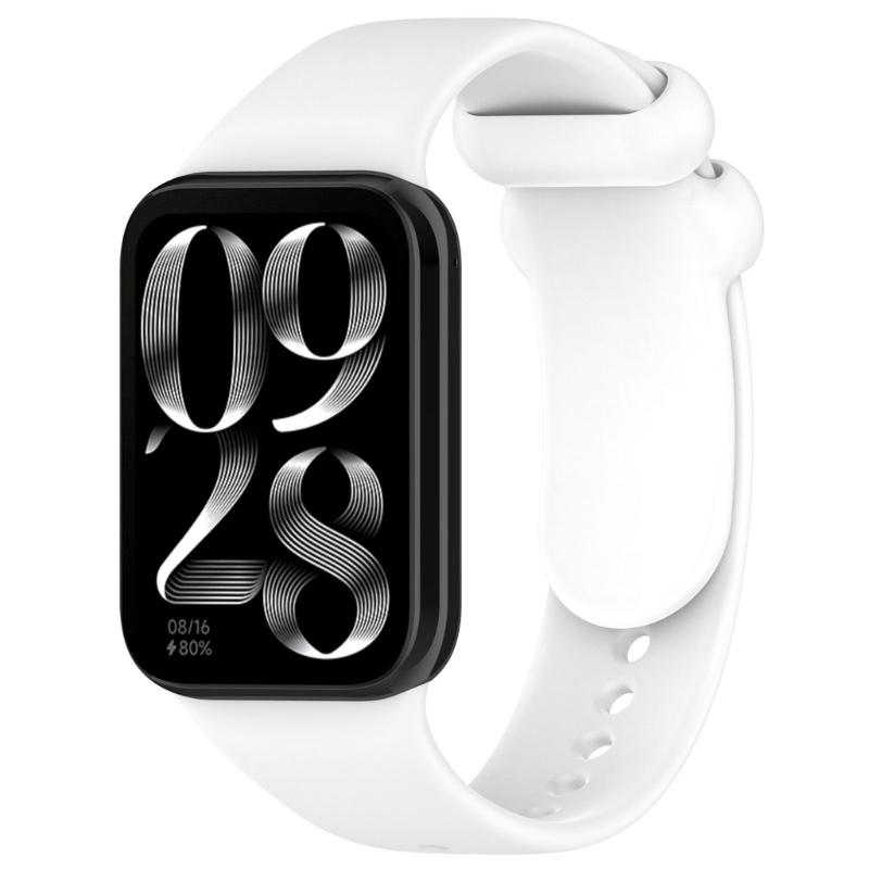 Silicone Watch Band Wrist Strap Replacement Wristband for Smart Band 8 Pro Quick Release Strap Sweatproof Bracelet Belt