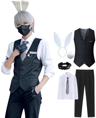 KALAOK Costume de Cosplay de Majordome, Costume d'Anime, Halloween, Événement, Cadeau, Festival, Noir, Taille M
