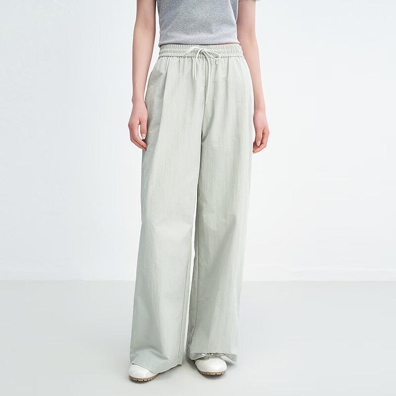 LED'IN Little Color Shield Elastic Waist Wide-Leg UV Protection Casual Pants
