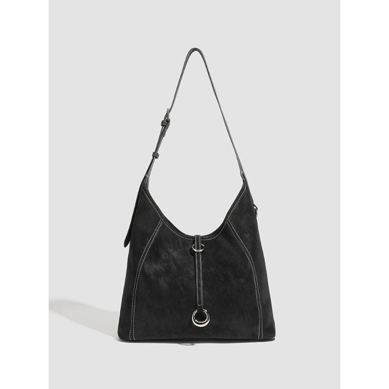 Retro Tote Bag with Large Capacity for Trendy Styling, with An Underarm Strap, A High-end Single Shoulder Bag.