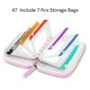 1 Set Writable Labels A8 Waterproof Pill Pouch Kit With 7/14 Color-Coded Pouches For Daily Medication Vitamins & Supplements