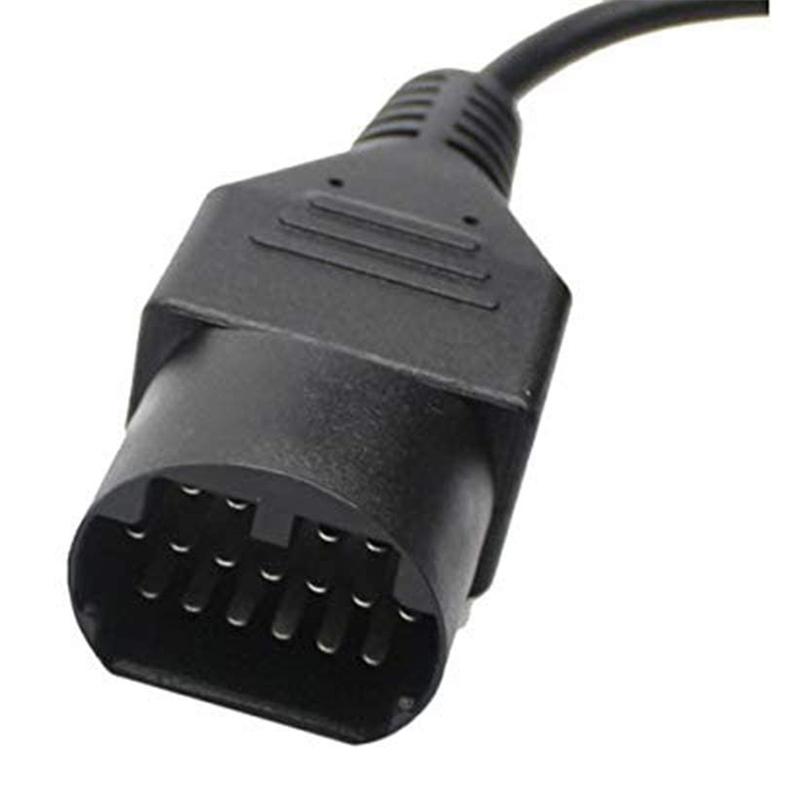 17 Pin to 16 Pin Cable OBDII OBD2 Cable Diagnostic Adapter Connector For Mazda Car Accessories