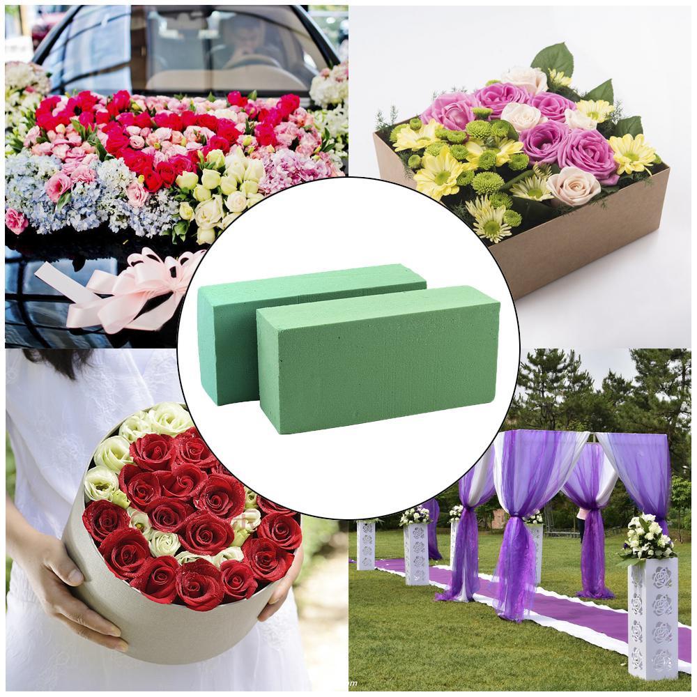 Flower Foam Green Square Foam For Flower Arrangements Foam Blocks DIY Flower Holder Wedding Crafts Flower Arrangement Foams Mud