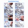 Install Simple Swivel Buckle Laces Automatic Shoelaces Without Ties Unisex Thick Rope Tennis Sneakers Shoelace Shoe Accessories