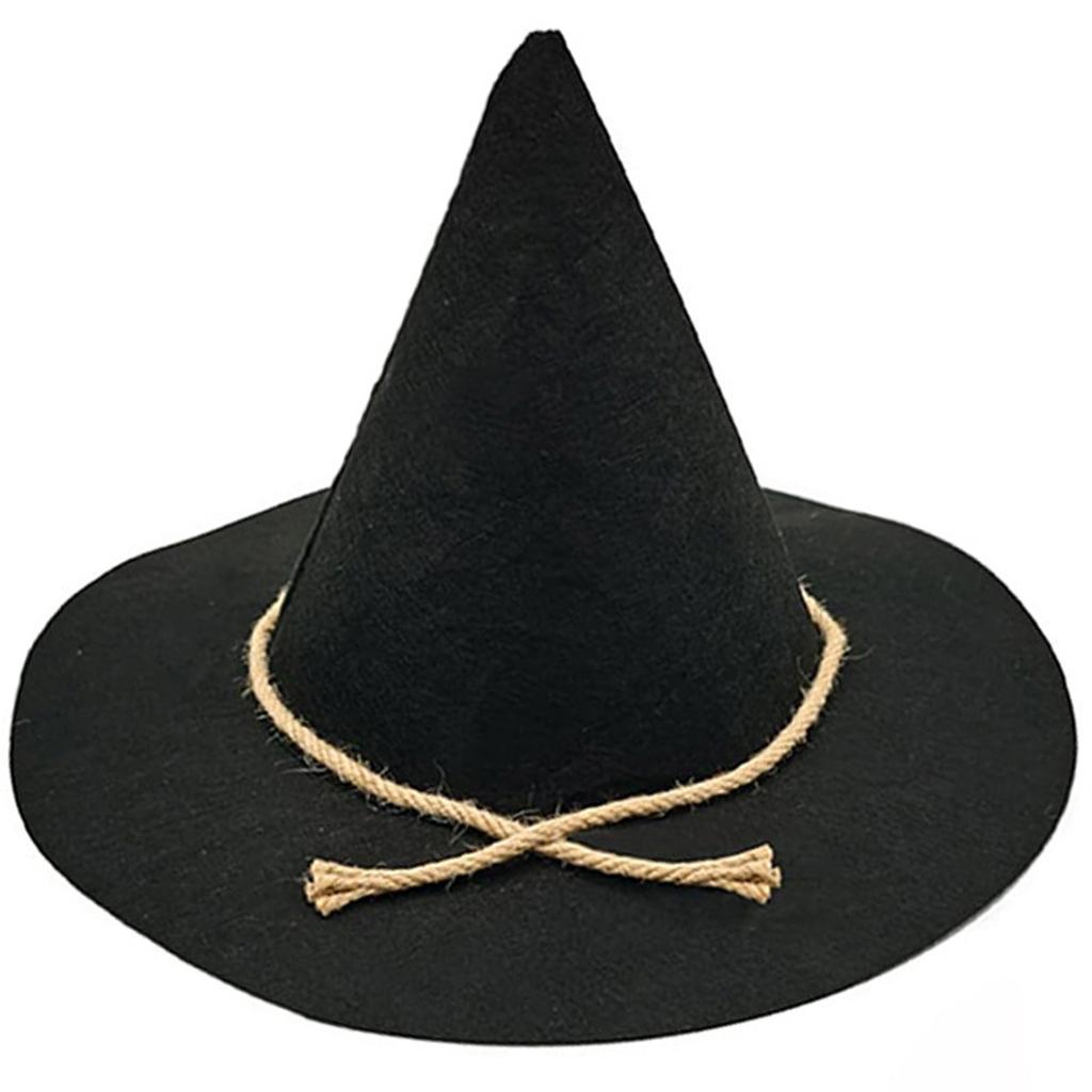Comfortable Witch Hat Adult Teen Halloween Parties Witch Hat Practical Adult Cosplay Hat for Carnivals Photography