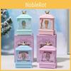 Lovely Lolita Style Resin Music Box Bedroom Bedside Star Light Creative Gift For Girls