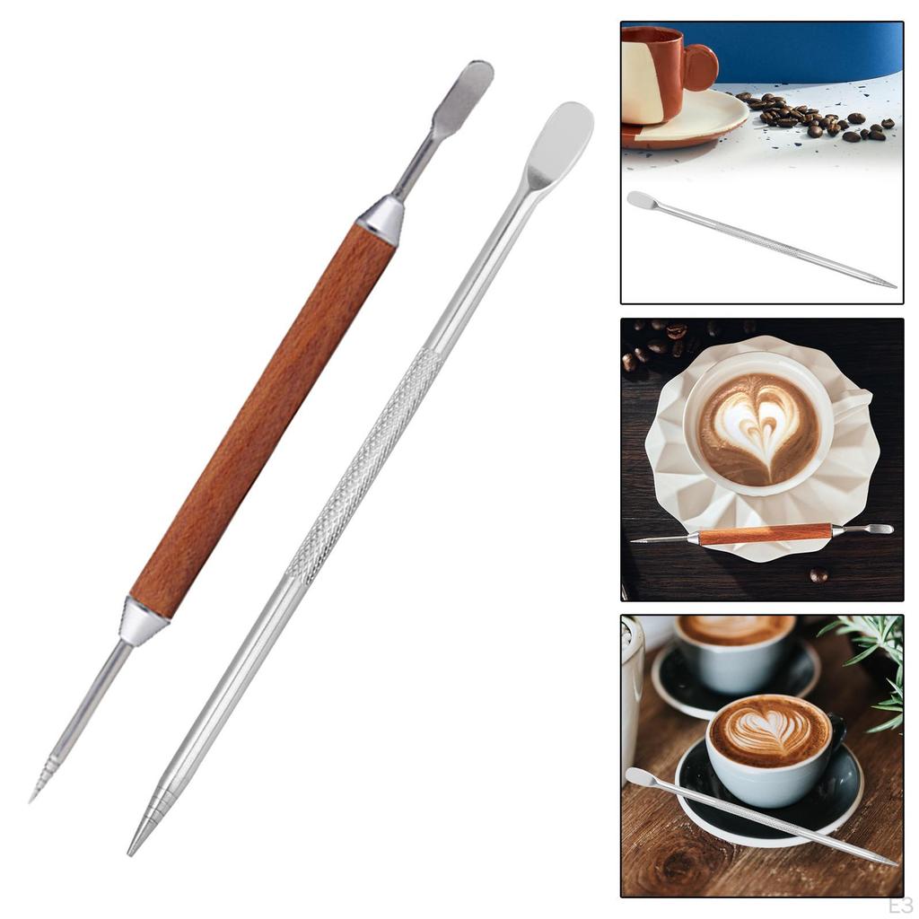 Cake Decoration Pen Stainless Steel Coffee Needle DIY Art Tool Carving Latte