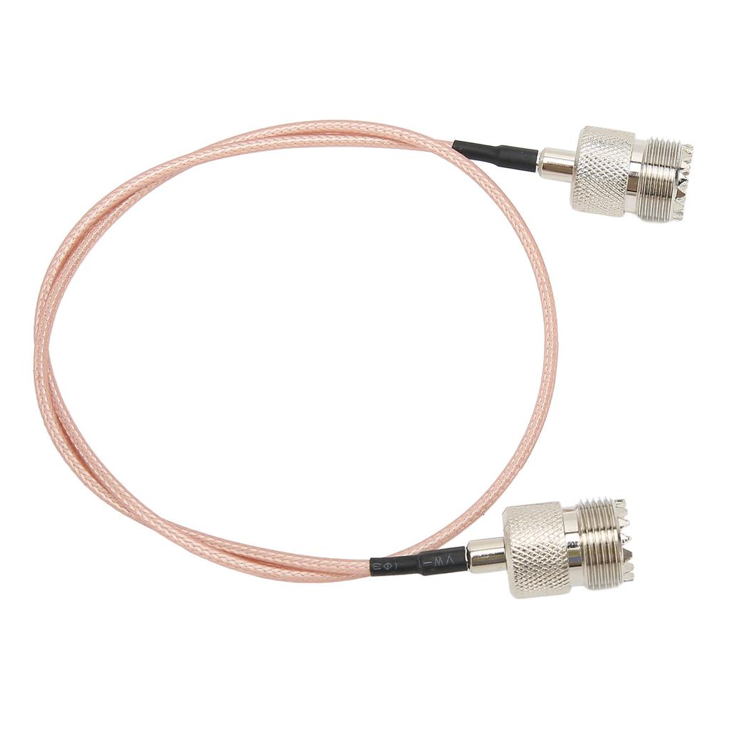 SO239 Head Feeder Cable 50cm Long SC316 Line Low Loss Coax Jumper Cable for Antenna Analyzer SWR Meter