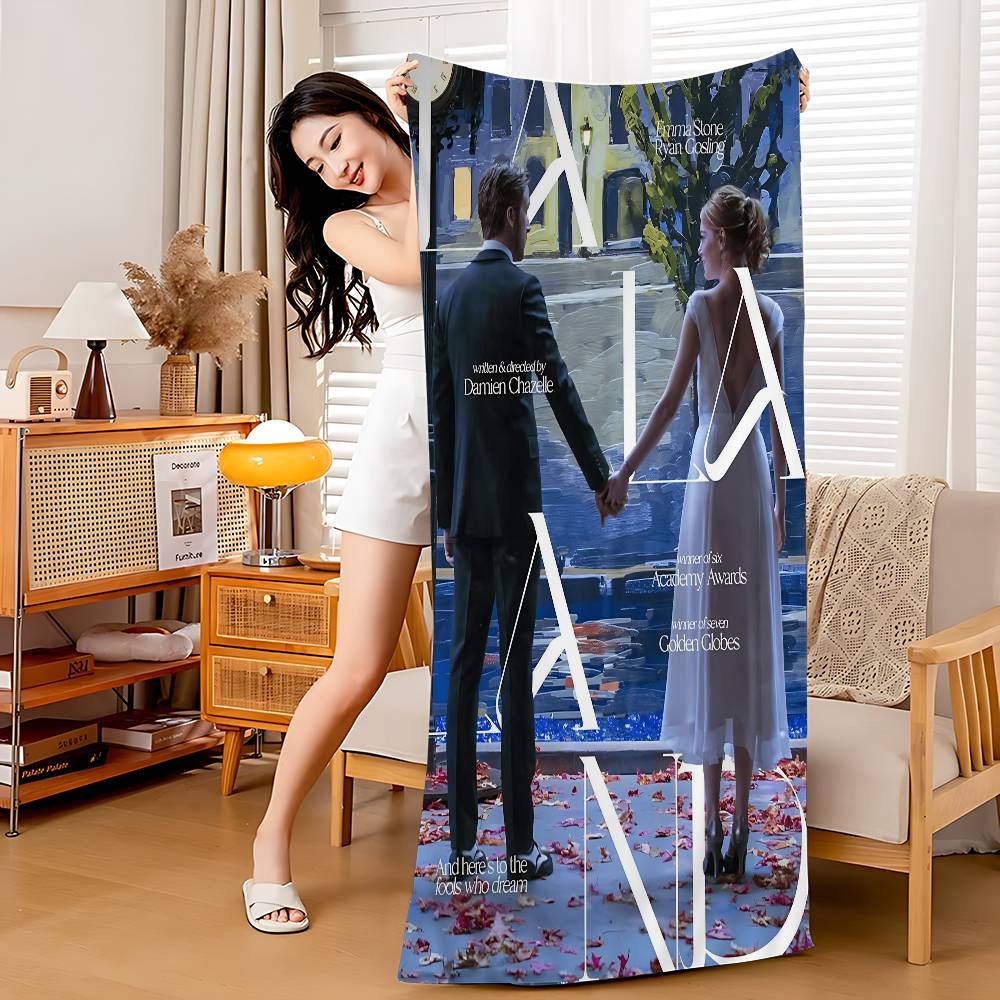 La La Land Music Classic Movie Big Microfiber Beach Towels Quick Dry Towel Sand Beach Towels Pool for Travel Swim Pool Yoga