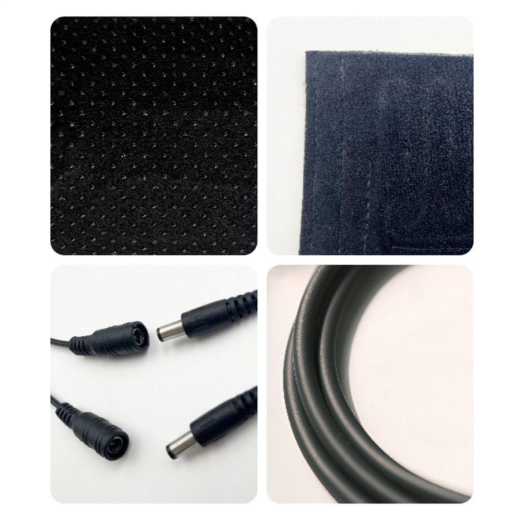 Motorcycles Heated Handlebar Grip 5V Heated Motorcycle Grips With 3 Temperature Settings Winter Thermal Riding Protection Gear