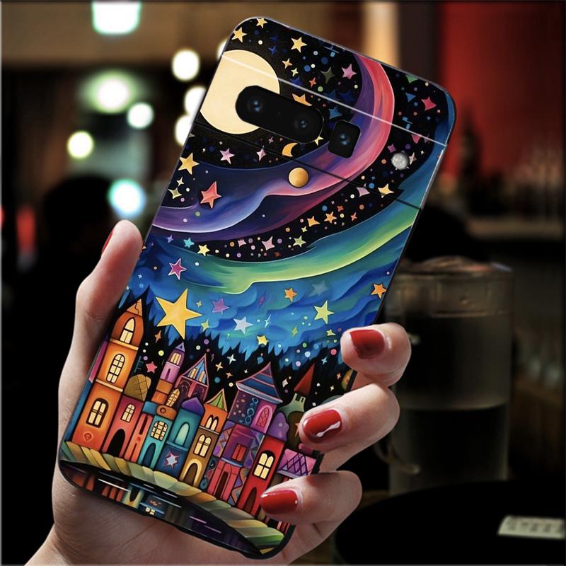 

Phone Case For Google Pixel 10 9 Pro XL 9A 8 7 6 Pro Pixel 8A 7A 6A Pixel 8 7 6 5 Star Night Scenery Case Google Pixel 10