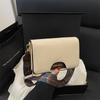 Simple Temperament Wide Shoulder Strap Single Shoulder Messenger Bag 2025 Spring and Summer New Versatile Ins Popular Small Square Bag This Year