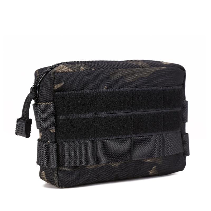 Camouflage-schwarze Outdoor-Pendlertasche – EDC-Werkzeug und Notfallvorräte für Militärfans