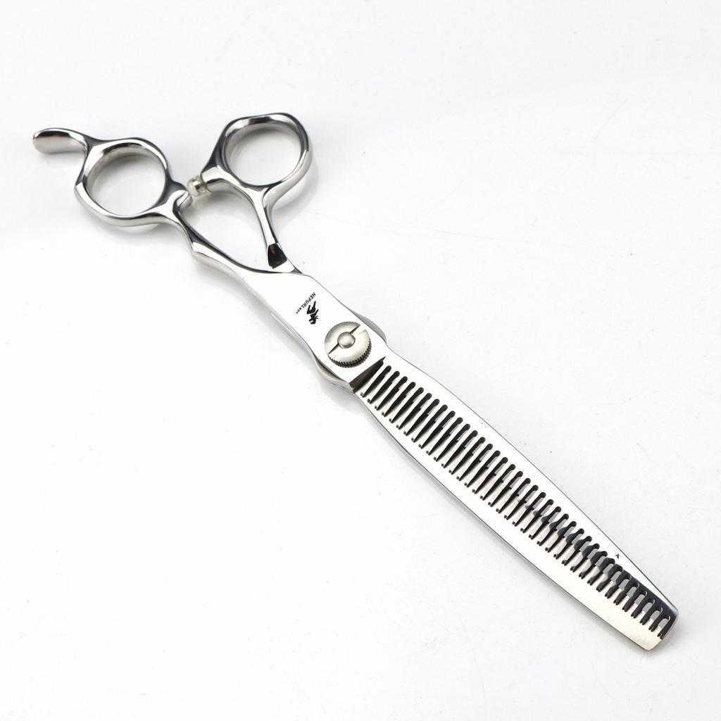 Bright 7.0 Inch Nimpson 440C Hair Scissors, Hair Scissors, Tooth Scissors, Thin Scissors