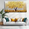Gold Money Tree Oil Painting On Canvas Posters And Prints Modern Wall Art Picture Home Decor For Living Room F