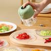 Six-Blade Mini Garlic & Food Chopper with Transparent Cup