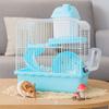 Removable Hamster Habitat Cage Feeding Bottle Hamster Nest Pet Castle Cage  Small Animals