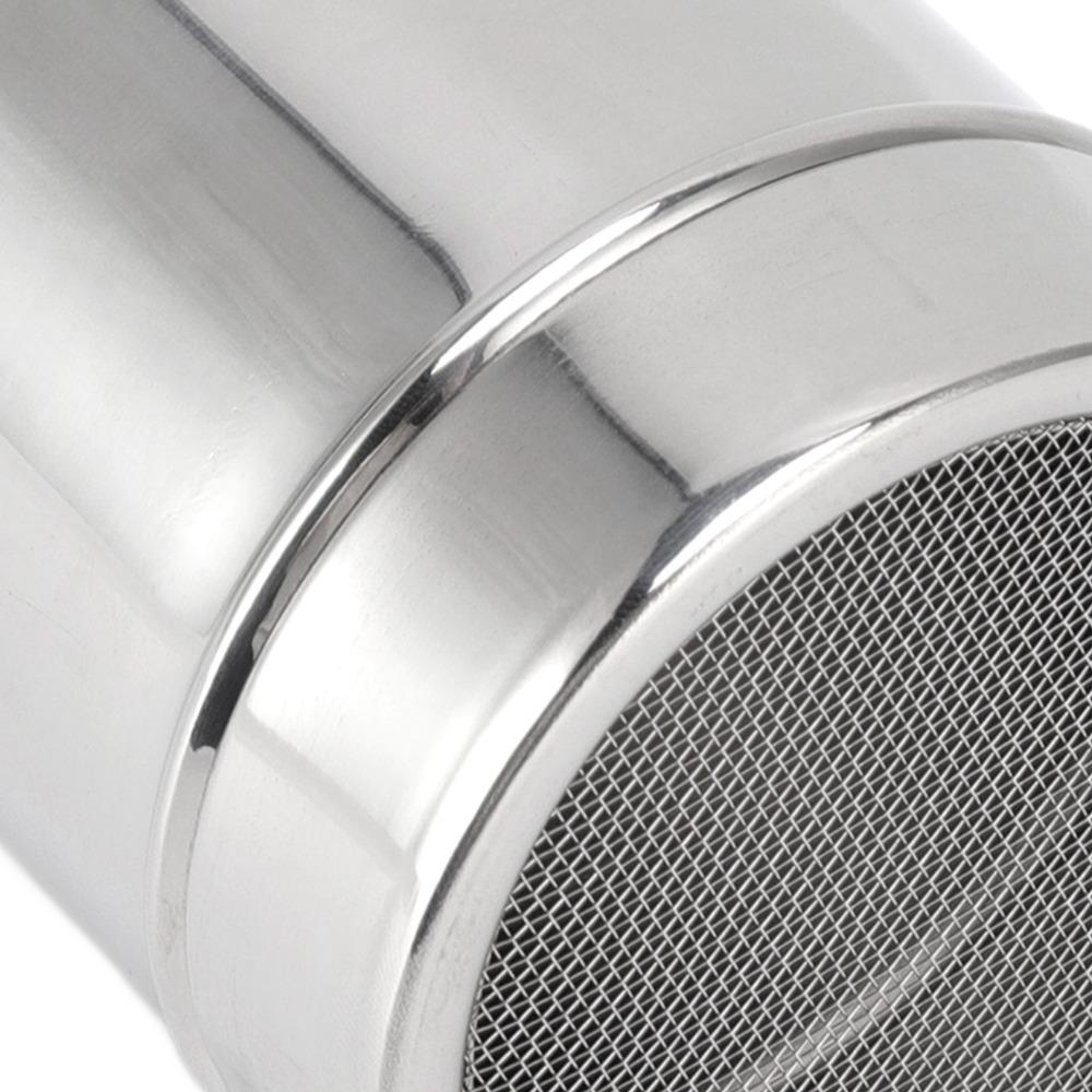 Rustproof Flour Sifter Shaker Stainless Steel Seasoning Shaker Dredge Salt Dispenser For Baking