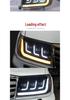 LED Flowing Turn Signal Headlight Assembly for 98-07 Toyota Land Cruiser LC100