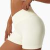 High-Waisted Peach Lift Yoga Shorts - Schnelltrocknend, Nahtlos, V-Bund, Sport- & Laufbekleidung