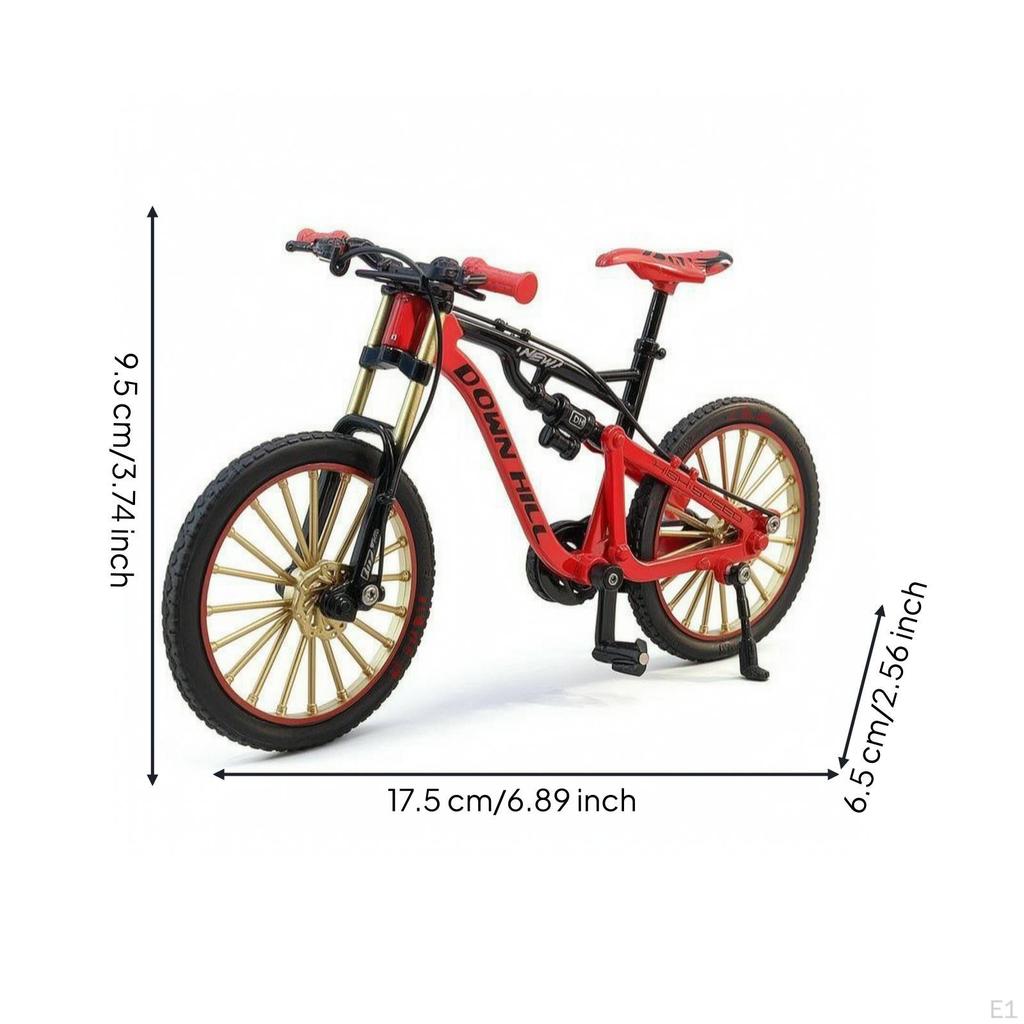 Mountain Bike Model Realistic Alloy Cycle Collectible Miniature for Collectors,