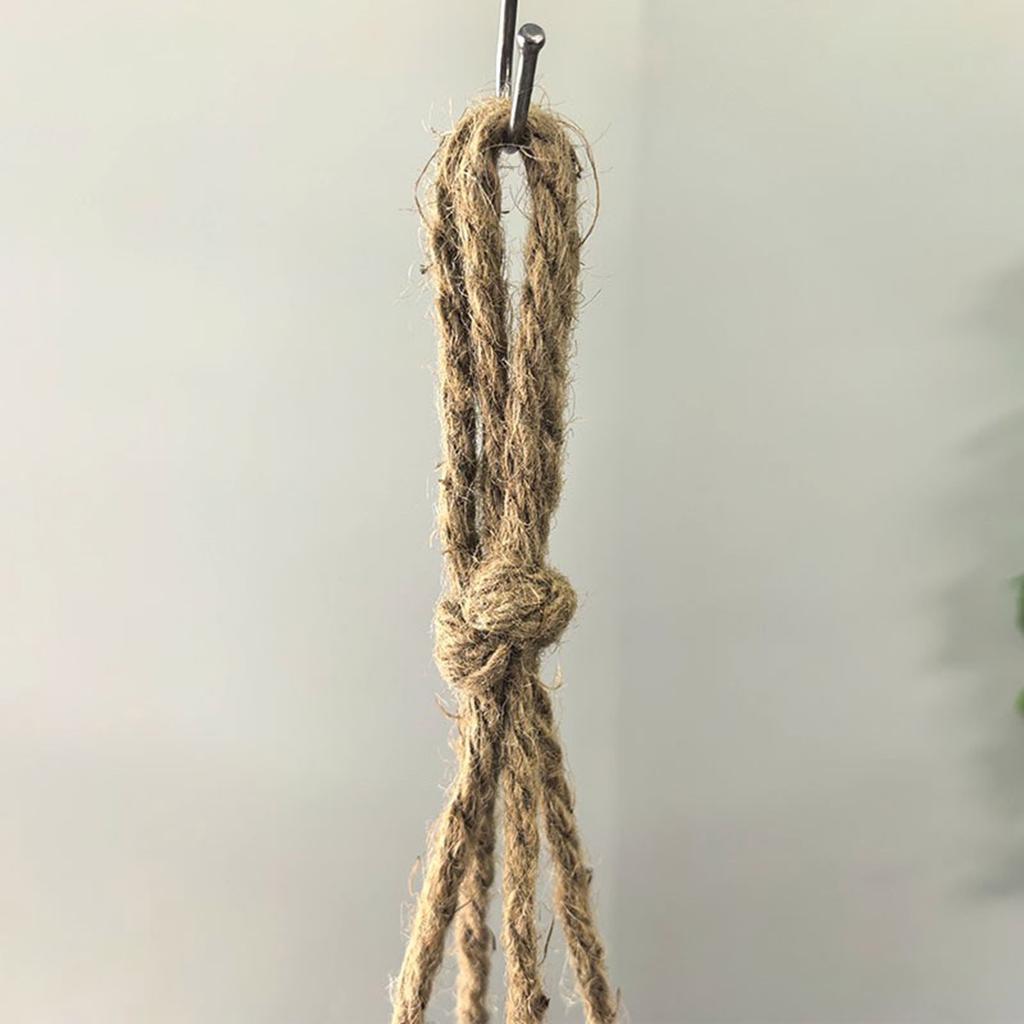 Handmade Plant Hanger Hanging Baskets Hanging Plant Container with Long Handle Suitable for Indoor Plant and Home Decors